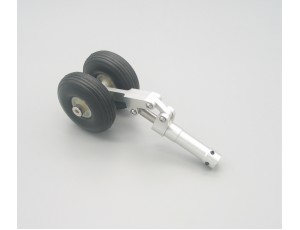Top-Design CNC Suspension Nose Landing Gear Strut With Twin Wheel 120mm - (5.0)